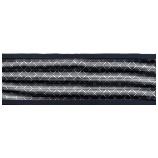 Tæppe 80 x 240 cm marineblå CHARVAD Lumarko!
