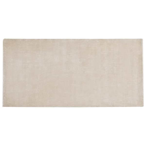 Viskosetæppe 80 x 150 cm lys beige GESI II