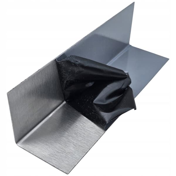 Ruostumaton teräskulma 120x120x2,0 mm - 100 cm sisäinen