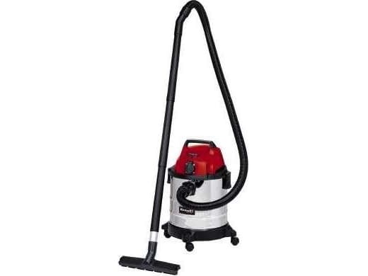 Einhell TC-VC 1820 SA 2342425 Aspiratutto 1250 W 20 l, 1250 W, Sylinteripölynimuri, Pölypussi, 20 L, 80 dB, Kromi, Punainen