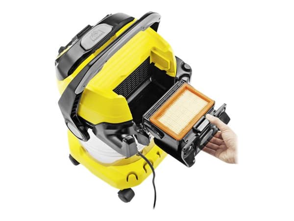 Kärcher MV 6 P Premium, 2000 W, Tynnyri-imuri, Kuiva ja märkä, 30 L, Musta, Keltainen