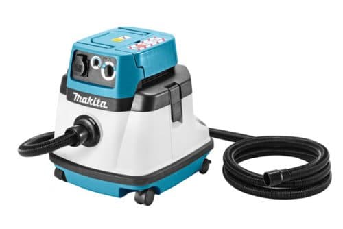 Makita VC2510LX1, Kuiva ja märkä, Musta, Sininen, Valkoinen, 58,3 l/s, 22 kPa, 5 m, 73 dB