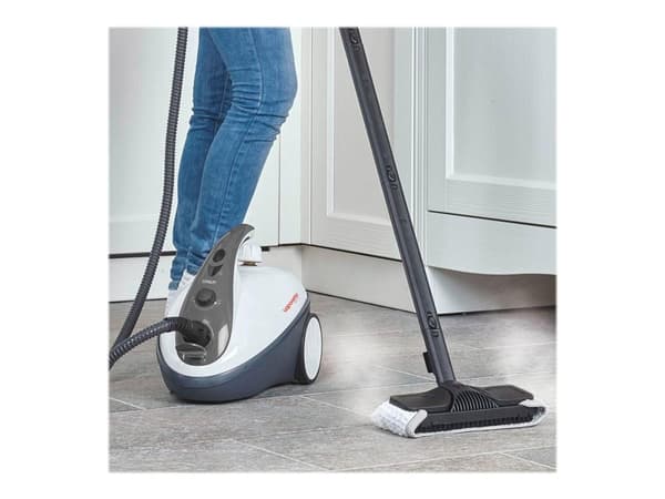Polti Smart 30_S, Sylinterillinen höyrypuhdistin, 1,6 L, Musta, Harmaa, Valkoinen, 4 m, 1800 W, 3 bar