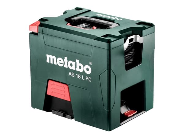 Metabo AS 18 L PC, Tynnyri-imuri, Kuiva, Pölypussi, 7,5 L, Suodatus, 72 dB
