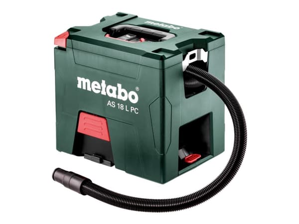 Metabo AS 18 L PC, Tynnyri-imuri, Kuiva, Pölypussi, 7,5 L, Suodatus, 72 dB