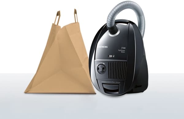 Siemens VSZ3B212, 600 W, Sylinteripölynimuri, Kuiva, Pölypussi, 4 L, 74 dB