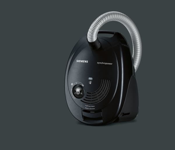 Siemens Synchropower VS06A212 - Støvsuger - kanister - pose - svart
