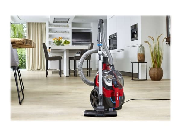 Philips PowerPro Expert FC9729 - Dammsugare - med behållare - utan påse - röd