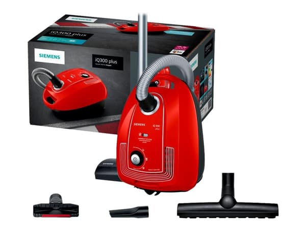 Siemens iQ300 Plus VSP3AAAA Limited Edition - Dammsugare - med behållare - påse - desert sun/black