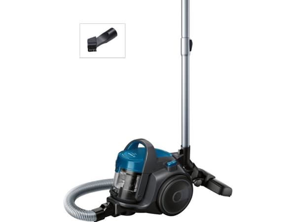 Bosch BGC05A220A, Sylinteripölynimuri, Kuiva, Pussiton, Hygieniasuodatin, Sykloninen, 78 dB