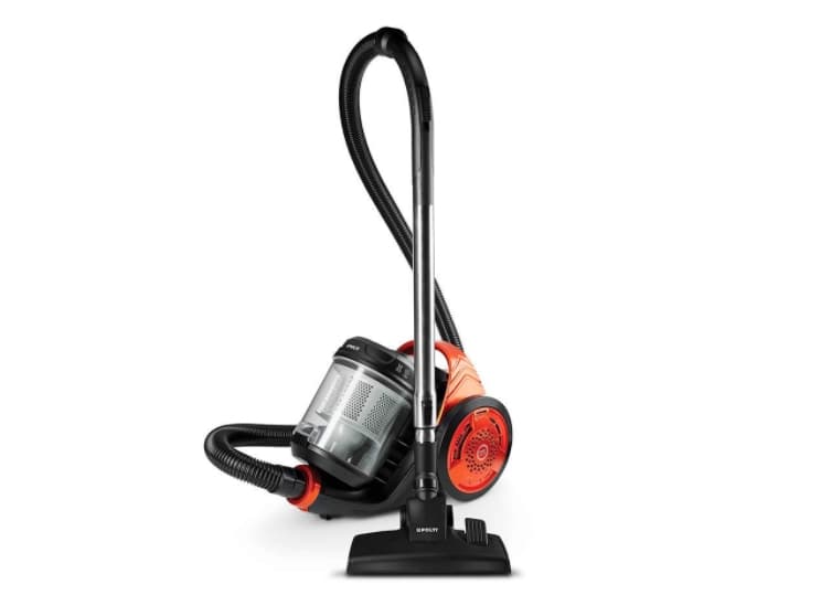 Dulkiu siurblys Polti Cyclonic vacuum cleaner Forzaspira C130_Plus Bagless, Balck/ oranžinis, 700 W, A, C, D, 76 dB, HEPA filtration system,