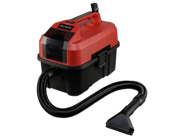 Einhell TE-VC 18/10 Li-Solo, 10 l, Veske, Sort, Rød, 2 m, 3,6 cm, Tørr & våt - SOLO