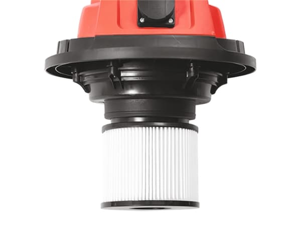 Yato YT-85710, 2400 W, Kuiva ja märkä, Pussiton, 70 L, HEPA, Musta, Punainen