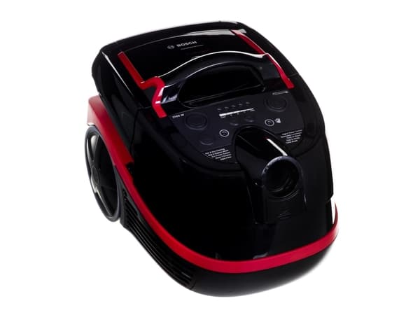 Bosch Serie 4 BWD421POW, 2100 W, Cylinderdammsugare, Torr&våt, Kombinationsspis, HEPA, Svart, Röd