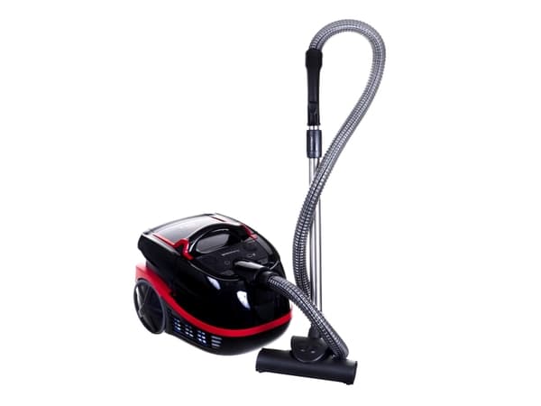 Bosch Serie 4 BWD421POW, 2100 W, Cylinderdammsugare, Torr&våt, Kombinationsspis, HEPA, Svart, Röd