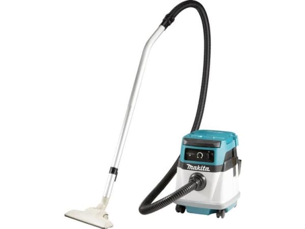 Makita DVC150LZ, 15 L, Sininen, Valkoinen, 3,5 m, 5 m, 3,8 cm, Kuiva ja märkä