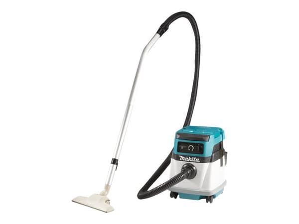 Makita DVC150LZ, 15 L, Sininen, Valkoinen, 3,5 m, 5 m, 3,8 cm, Kuiva ja märkä