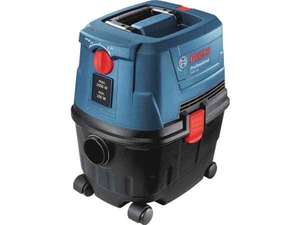 Bosch GAS 15, 1100 W, Tynnyri-imuri, Kuiva ja märkä, Yhdistelmä, 15 L, Musta, Sininen