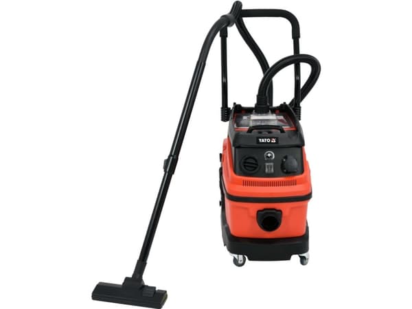Yato YT-85715, 1600 W, Kuiva ja märkä, Pölypussi, 30 L, Suodatus, Musta, Oranssi