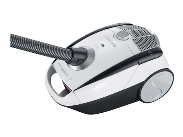 SEVERIN S'POWER BC 7035 - Støvsuger - kanister - pose - hvit/grå