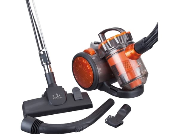 JATA AP999, 700 W, Sylindervakuum, Tørr, Uten pose, 2 l, Syklonisk Sort, Grå, Oransje