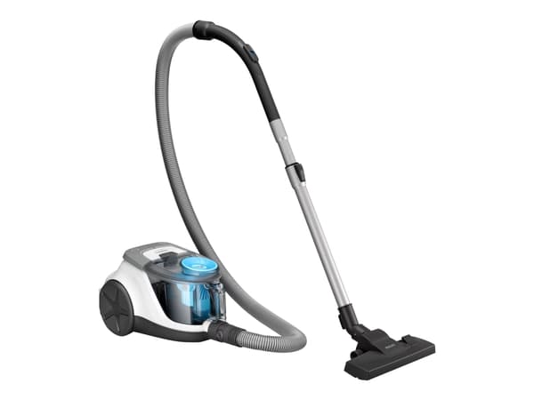 Philips 2000 Series XB2122 - Støvsuger - kanister - uten pose - arktisk hvitt / himmelblå