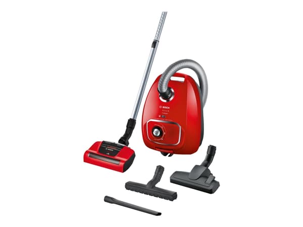 Bosch Serie | 4 ProAnimal BGLS4PET2 - Dammsugare - med behållare - påse - svart/tornadoröd