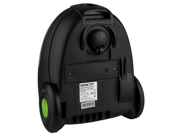 Sencor SVC 510GR-EUE2, 890 W, Sylinteripölynimuri, Kuiva, Pussiton, 1,5 L, HEPA