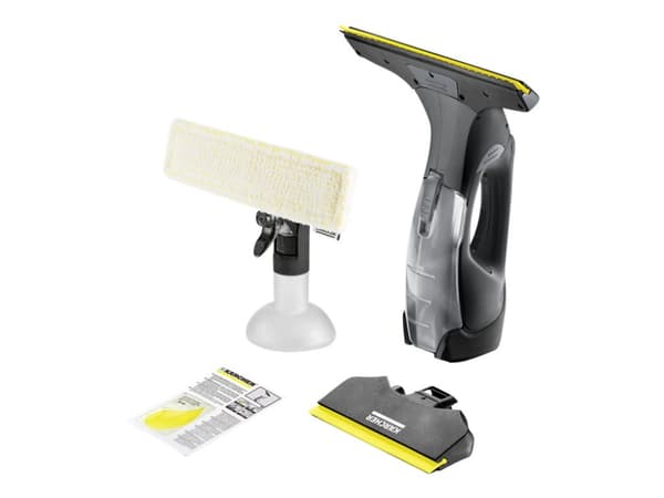 Kärcher WV 5 plus N Black Edition, battery life: 35min, 2 nozzles - narrow/wide, spray bottle with microfiber cover, window cleaner concentrate 20 ml Kärcher WV 5 plus N Black Edition, battery life: 35min, 2 nozzles - narrow/wide, spray bottle with microfiber cover, window cleaner concentrate 20 ml