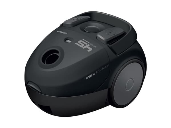 Sencor SVC 45BK-EUE3, 850 W, Tynnyri-imuri, Kuiva, Pölypussi, 1,5 L, Suodatus musta