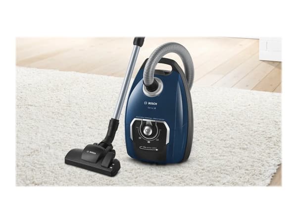 Bosch Series | 8 BGB75X494 - Dammsugare - med behållare - påse - blå