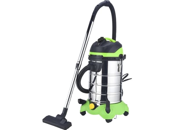 Fieldmann FDU 201432-E, 1400 W, Trommelvakuum, Tørr & våt, Uten pose, 30 l, Karbon Grønn, Rustfritt stål