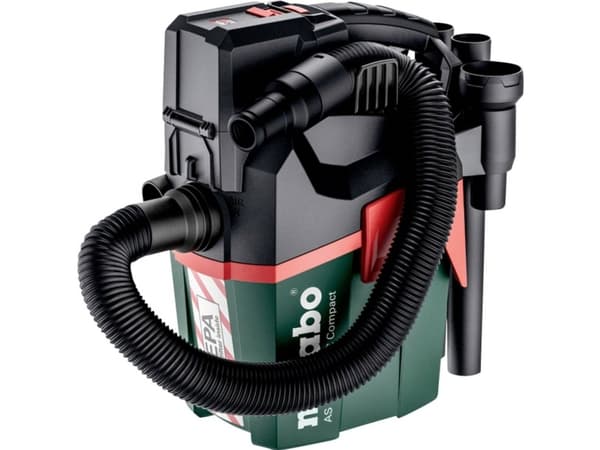 Metabo AS 18 HEPA PC Compact - Dammsugare - portabel - med/utan påse - inget batteri, ingen laddare
