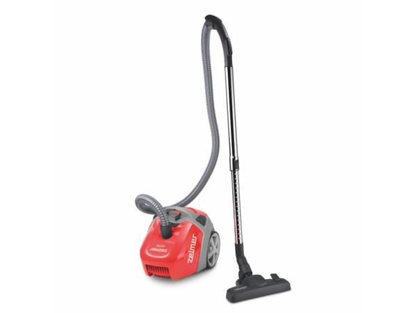 Zelmer Antek ZVC3501R, 900 W, Trummdammsugare, Torr, Dammpåse, 3,5 l, HEPA Grå, Röd