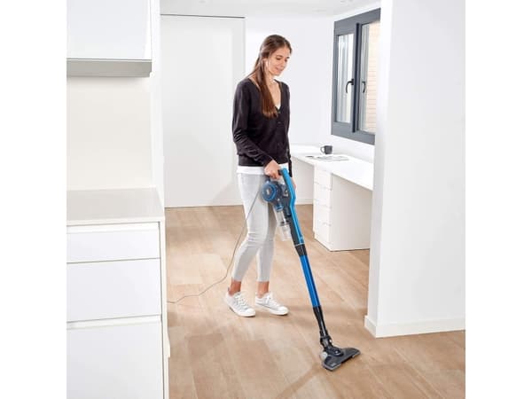 Black & Decker BXVMS600E, Pussiton, Musta, Sininen, 0,8 L, Kuiva, Sykloninen, EPA, Sykloninen/suodattava