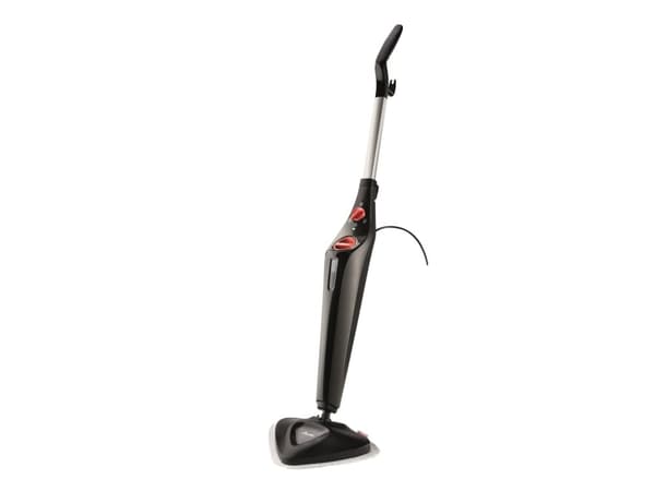 Vileda Steam Plus, Kannettava höyrypesuri, 0,4 L, Musta, Rotaatio, 0,4 L, 1550 W musta