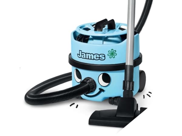 Numatic JDS181-11, 620 W, Sylinteripölynimuri, 8 L, HEPA, Suodatus, 72 dB musta, Sininen