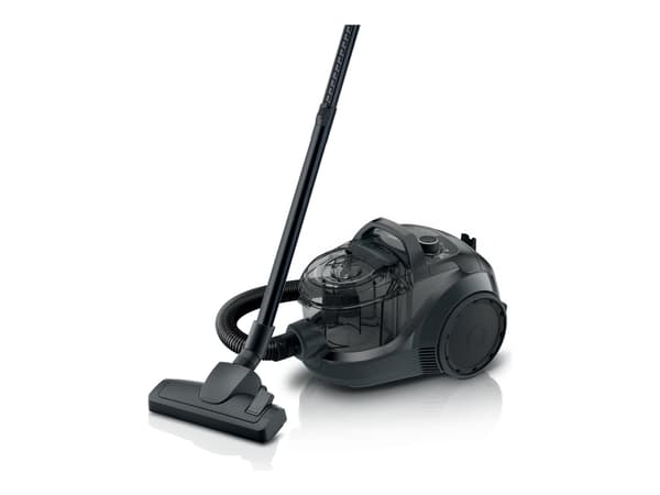 Bosch Serie 4 BGC21X300, 550 W, Sylinteripölynimuri, Kuiva, Pölypussi, 2 L, HEPA musta