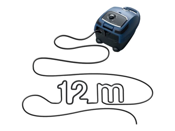 Bosch Serie 6 BGL6XSIL3, Sylinteripölynimuri, Kuiva, Pölypussi, 4 L, Sykloninen, 69 dB