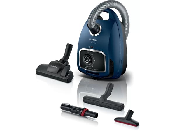 Bosch Serie 6 BGL6XSIL3, Sylinteripölynimuri, Kuiva, Pölypussi, 4 L, Sykloninen, 69 dB
