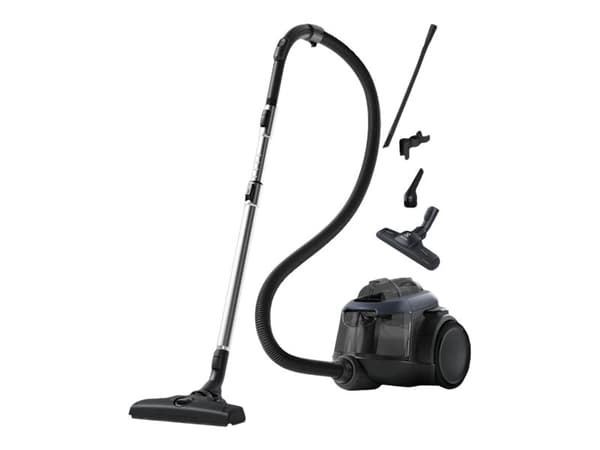 Electrolux Clean 600 EL61C3DB - Dammsugare - med behållare - utan påse - denimblå Svart, Blå
