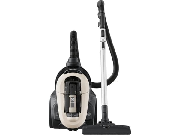 Electrolux EL61H4SW, Pussiton, Musta, Valkoinen, 9 m, Liuku, 2 renkaita, Kuiva