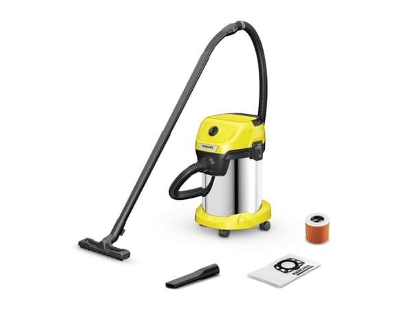 Kärcher WD 3 S V-19/4/20, 1000 W, Tynnyri-imuri, Kuiva ja märkä, Pölypussi, 19 L, Suodatus