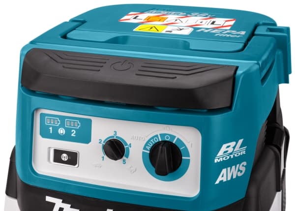 Makita DVC867LZX4, Tørr, 8 l, HEPA, Sort, Blå