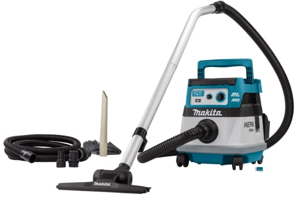 Makita DVC867LZX4, Tørr, 8 l, HEPA, Sort, Blå Sort, Blå