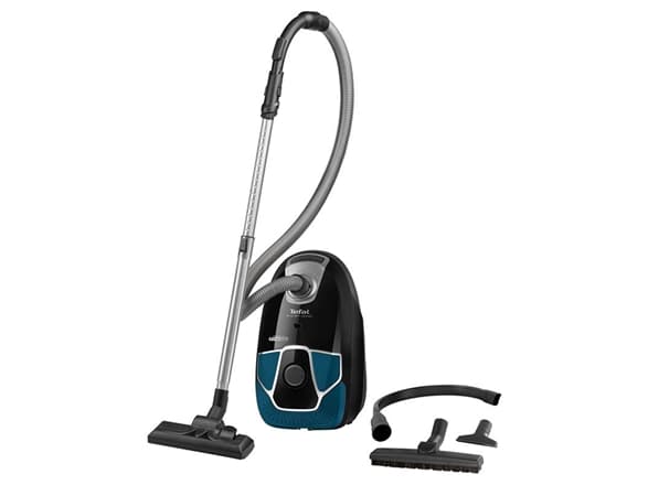 Vacuum cleaner TEFAL Vacuum Cleaner TW6851EA Bagged, Power 550 W, Dust capacity 4.5 L, Black/Blue
