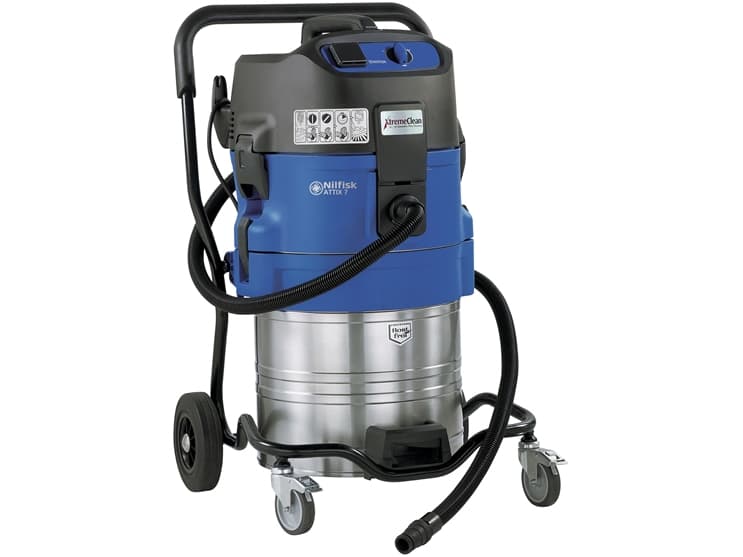 Nilfisk ATTIX 761-21 XC, Dry&wet, Svart, Blå, Rostfritt stål, Polyetentereftalat (PET)-film, Rostfritt stål, 70 L, 70 L