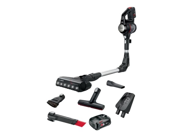 Bosch Unlimited 7 BCS712XXL - Støvsuger - pinne/håndholdt (2-i-1) - uten pose - uten kabel - 2 batterier, inkludert lader