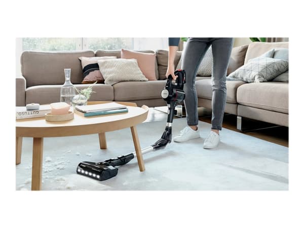 Bosch Unlimited 7 BCS712XXL - Støvsuger - pinne/håndholdt (2-i-1) - uten pose - uten kabel - 2 batterier, inkludert lader Sort