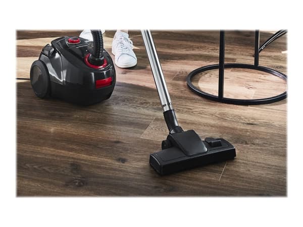 Grundig VCC 3850 A - Dammsugare - med behållare - påse - 800 W - röd/svart